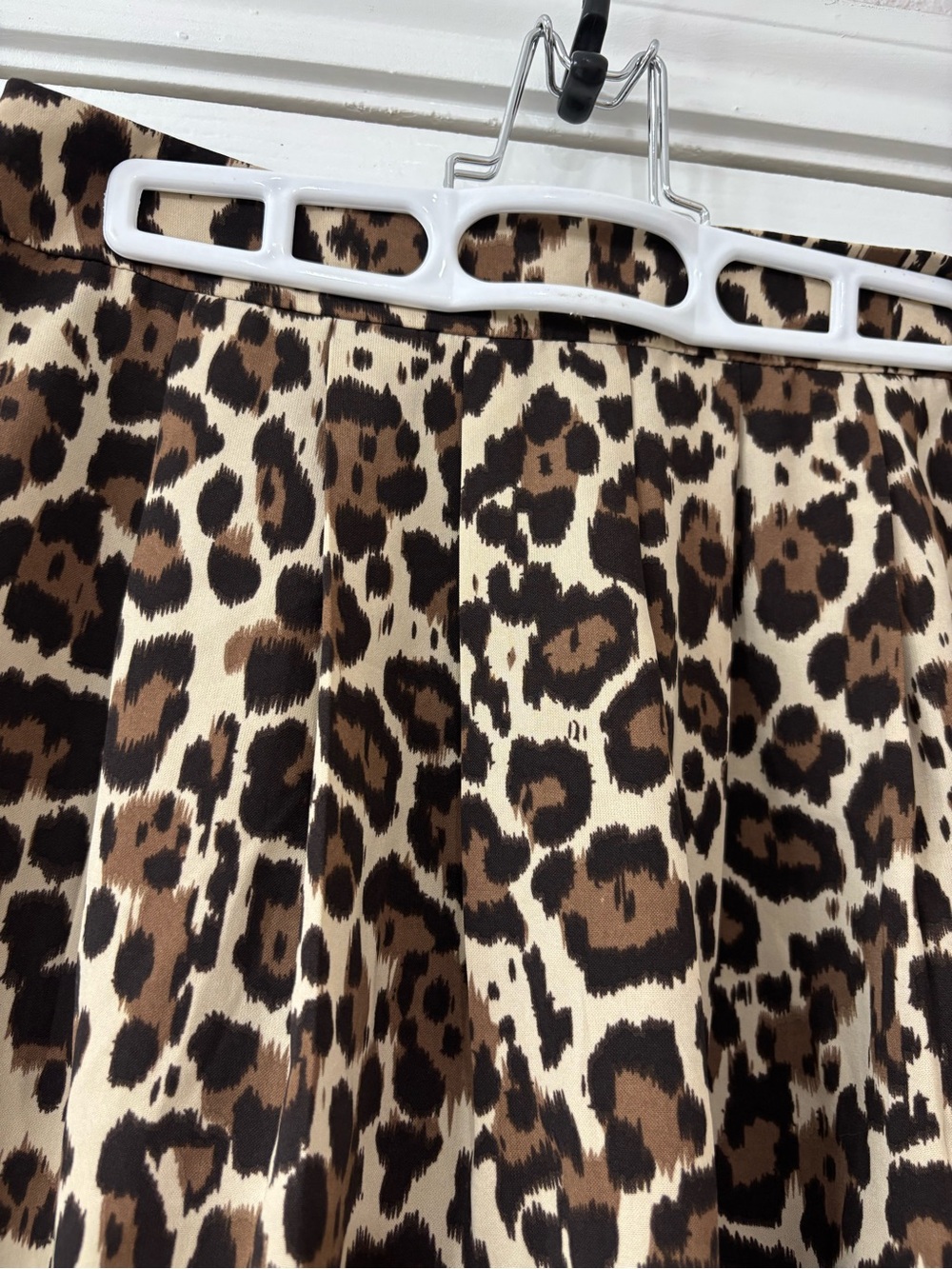 Banana Republic Leopard Print Mini Skirt - Picture 2 of 3
